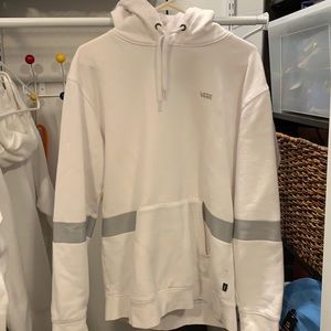 White Holographic Vans Hoodie